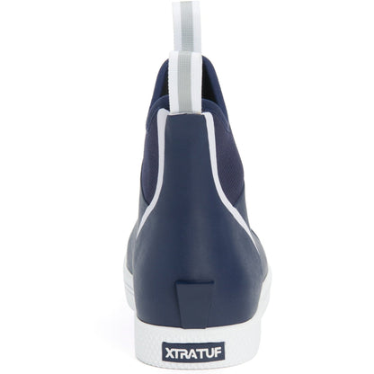 Xtratuf Men's Wheelhouse 6" Ankle Deck Waterproof Boot - Navy - XMW-201 - Overlook Boots