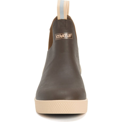 Xtratuf Men's Wheelhouse 6" Ankle Deck Waterproof Boot - Brown - XMW-900 - Overlook Boots