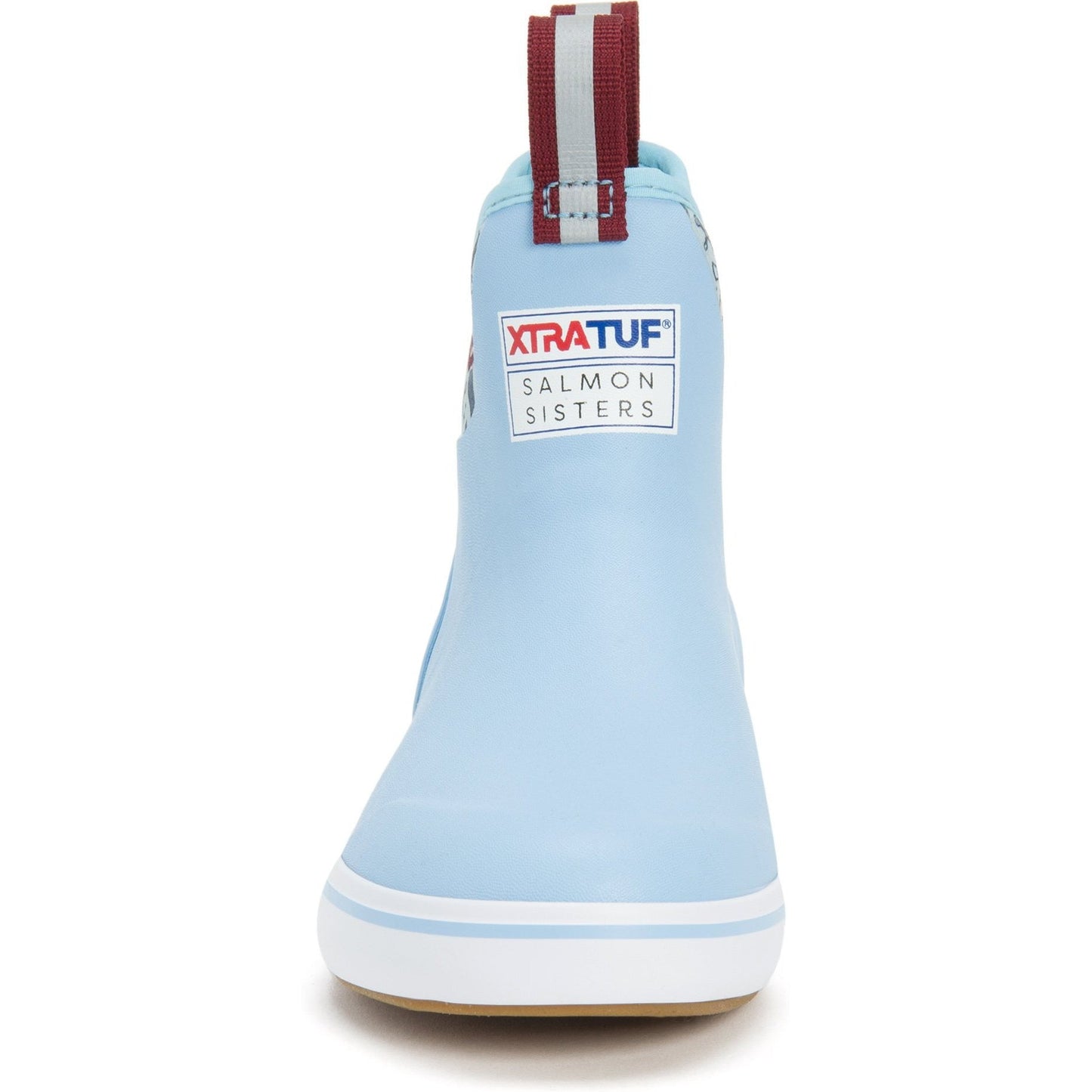 Xtratuf Women's Salmon Sisters 6" Ankle Deck Waterproof Boot - Blue - XWAB-2BM - Overlook Boots