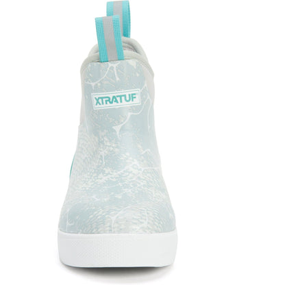 Xtratuf Women's Wheelhouse 6" Ankle Deck Waterproof Boot - Blue Print - XWW-2CH - Overlook Boots