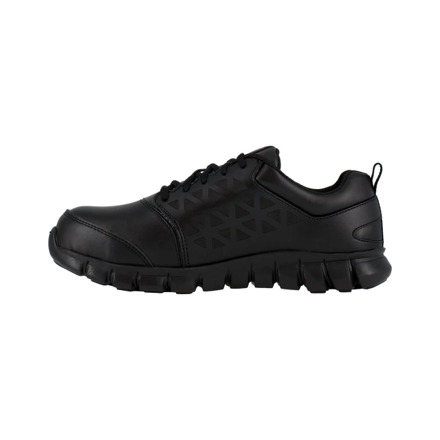Reebok Women's Sublite Cushion Alloy Toe Athletic Work Shoe - Black - RB460 - Overlook Boots
