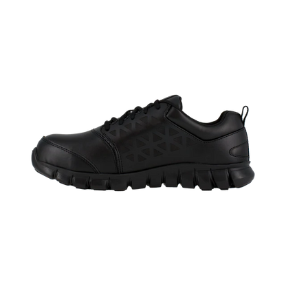 Reebok Women's Sublite Cushion Alloy Toe Athletic Work Shoe - Black - RB460 - Overlook Boots