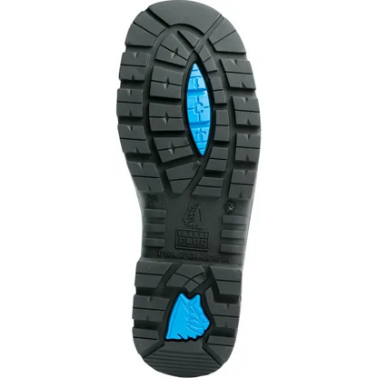 Steel Blue Men's Parkes Side Zipper Waterproof Steel Toe Hiker Work Boot - Black - 812968 - Overlook Boots