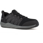 Reebok Men's Astroride Steel Toe Athletic Work Shoe- Black/Grey- RB2211 4 / Medium / Black - Overlook Boots