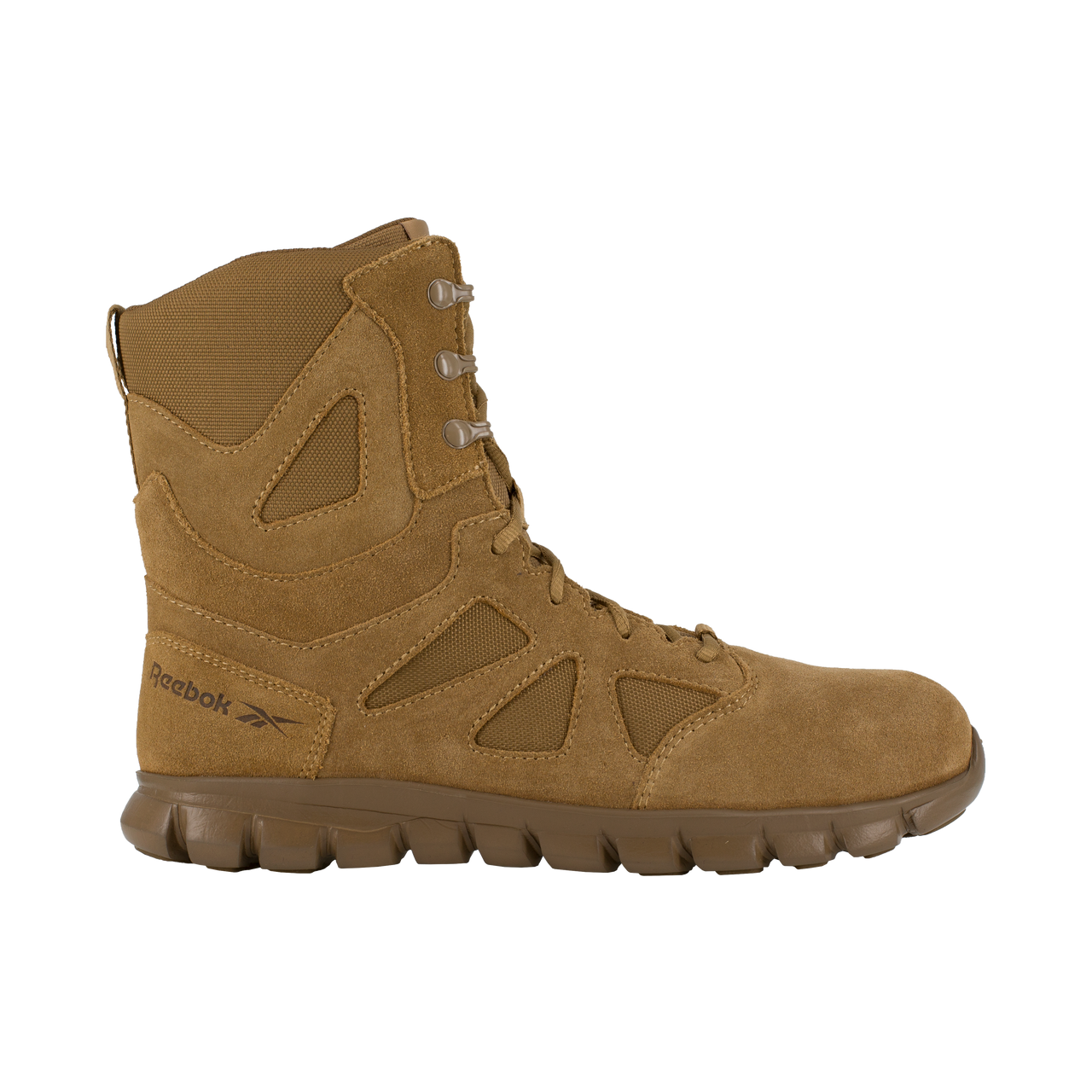 Reebok Men's Sublite Cushion 8" Composite Toe Tactical Military Boot - Coyote - RB8809 - Overlook Boots