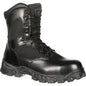 Rocky Men's Alphaforce 8" Zipper Waterproof Duty Boot - Black - FQ0002173 7.5 / Medium / Black - Overlook Boots