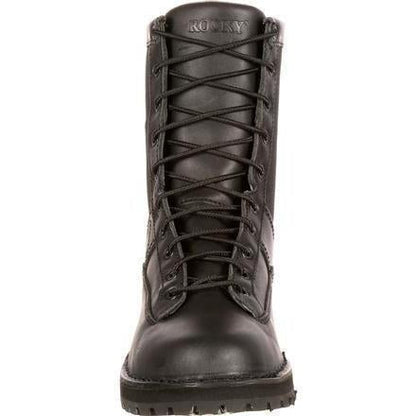 Rocky Men's Lace to Toe 8" Waterproof Duty Boot - Black  - FQ0002080  - Overlook Boots
