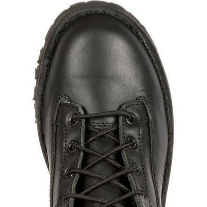 Rocky Men's Lace to Toe 8" Waterproof Duty Boot - Black  - FQ0002080  - Overlook Boots