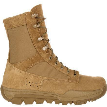 Rocky Men's Lightweight Commercial Military Boot - Tan - RKC042  - Overlook Boots