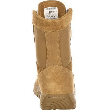 Rocky Men's Lightweight Commercial Military Boot - Tan - RKC042  - Overlook Boots