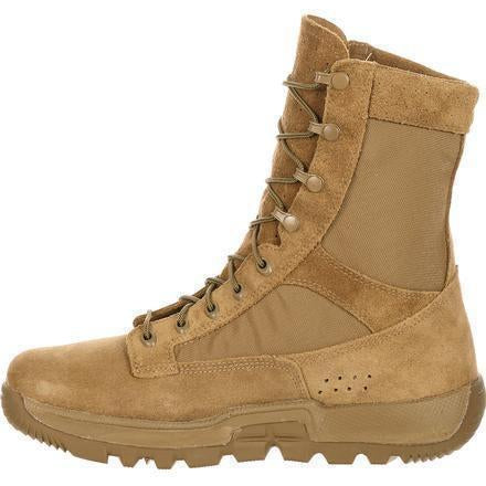 Rocky Men's Lightweight Commercial Military Boot - Tan - RKC042  - Overlook Boots