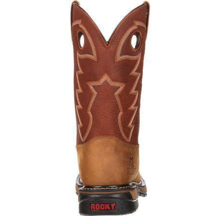Rocky Men's Original Ride Waterproof Western Boot - Brown - RKYW039  - Overlook Boots