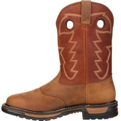 Rocky Men's Original Ride Waterproof Western Boot - Brown - RKYW039  - Overlook Boots