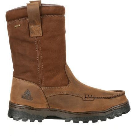 Rocky Men's Outback Gore-Tex Waterproof Wellington Hunting Boot Brown RKS0255 - Overlook Boots