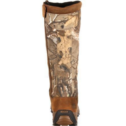 Rocky Men's Retraction 17" Waterproof Side Zipper Snake Hunt Boot Realtree RKS0243 - Overlook Boots