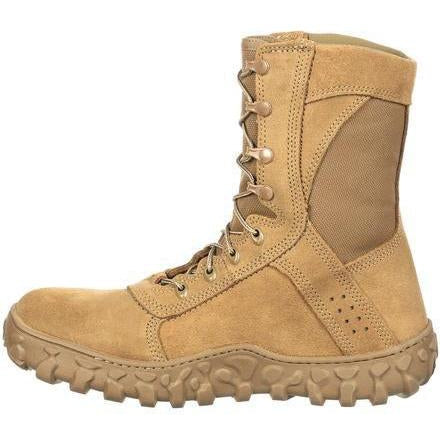 Rocky Men's S2V 8" Steel Toe Tactical Military Boot - Brown - RKC053  - Overlook Boots