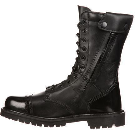 Rocky Men's Side Zipper Jump Duty Boot - Black - FQ0002090  - Overlook Boots