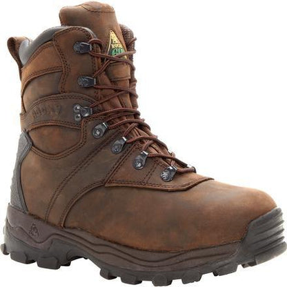 Rocky Men's Sport Utility Pro Waterproof Ins Hunting Boot -Brown - FQ0007480 8 / Medium / Brown - Overlook Boots