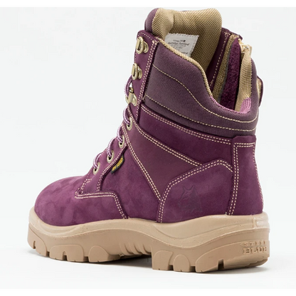 Steel Blue Women's Southern Cross Side Zipper Steel Toe Work Boot - Purple - 892861 - Overlook Boots