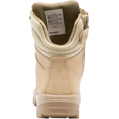 Steel Blue Men's Southern Cross 6" Side Zipper Waterproof Steel Toe Work Boot - Sand - 812961 - Overlook Boots