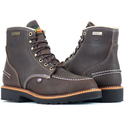 Thorogood Men's Flyway 6" USA Made Waterproof Work Boot - Brown - 814-4140 - Overlook Boots