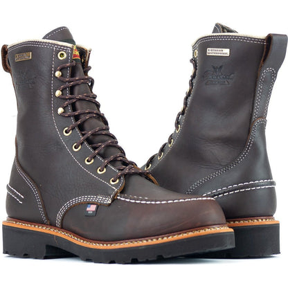 Thorogood Men's Flyway 8" USA Made Waterproof Work Boot - Brown - 814-4141 - Overlook Boots