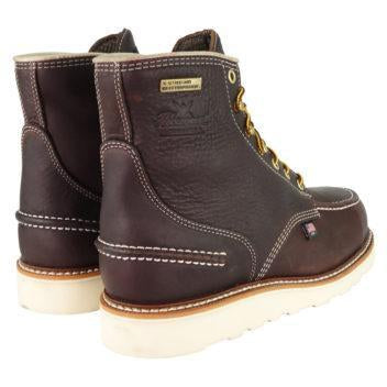 Thorogood Men's USA Made 1957 6" Moc Safety Toe Waterproof Wedge Work Boot 804-3600 - Overlook Boots