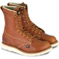 Thorogood Men's USA Made Amer. Heritage 8" Steel Toe Wedge Work Boot 804-4364 7 / Medium / Tobacco - Overlook Boots