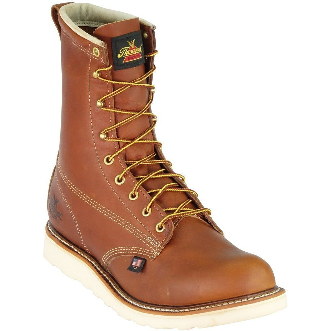 Thorogood Men's USA Made Amer. Heritage 8" Steel Toe Wedge Work Boot 804-4364 - Overlook Boots