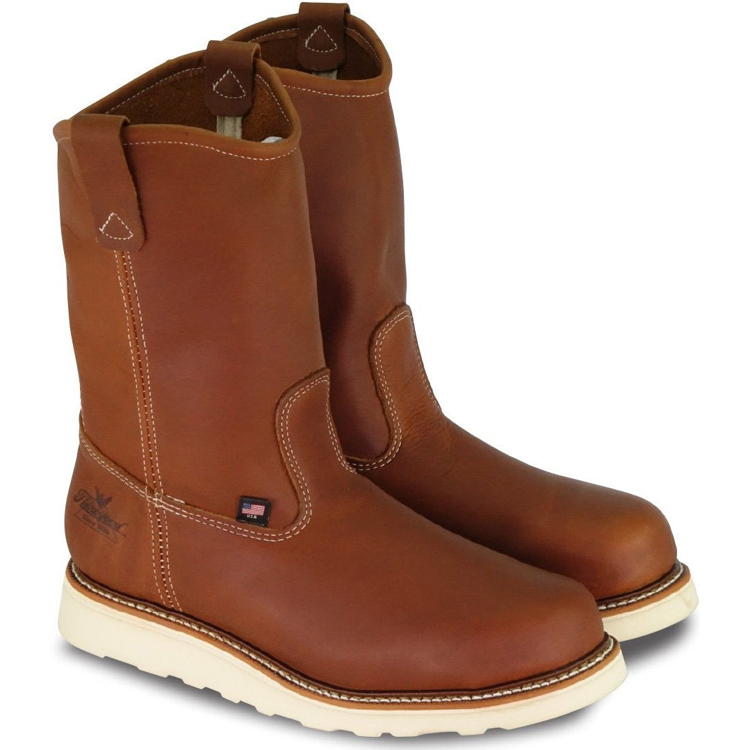 Thorogood Men's USA Made Amer. Heritage Wellington Wedge Work Boot 814-4208 7 / Medium / Tobacco - Overlook Boots