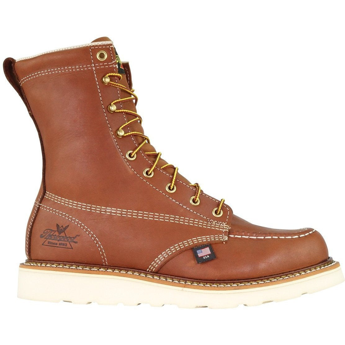 Thorogood Men's USA Made American Heritage 8" Wedge Work Boot - 814-4201  - Overlook Boots