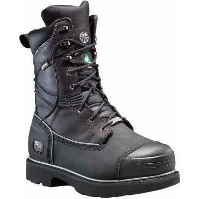 Timberland PRO Men's 10" Steel Toe Ins Metguard Work Boot TB053531001 7 / Medium / Black - Overlook Boots