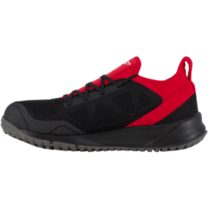 Reebok Men's Trail Running Oxford Steel Toe Terrain Work Shoe- Red- RB4093 - Overlook Boots