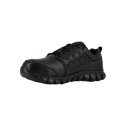 Reebok Women's Sublite Cushion Alloy Toe Athletic Work Shoe - Black - RB460 - Overlook Boots