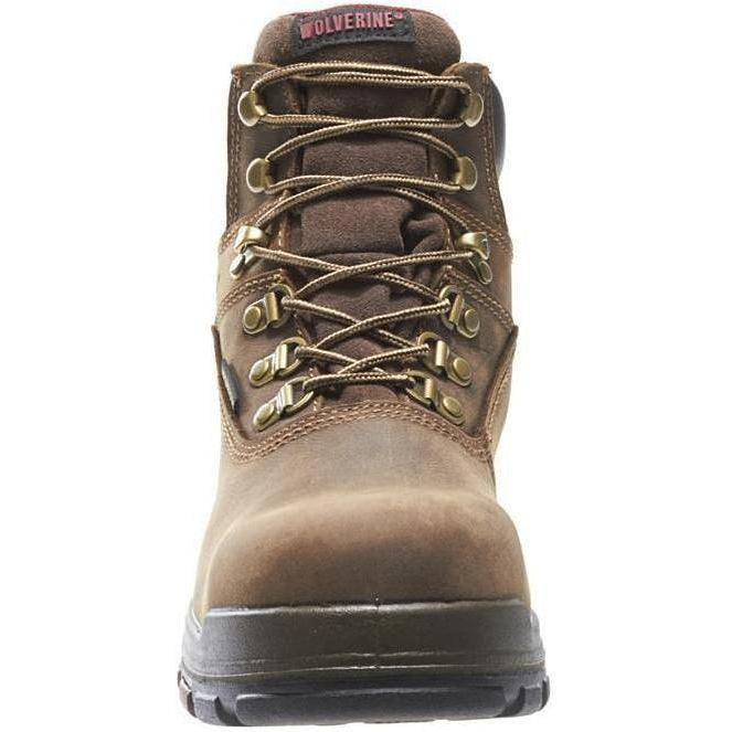 Wolverine Men's Cabor EPX 6" Composite Toe Waterproof Work Boot - Brown - W10314 - Overlook Boots