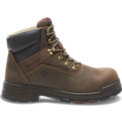 Wolverine Men's Cabor EPX 6" Composite Toe Waterproof Work Boot - Brown - W10314 - Overlook Boots