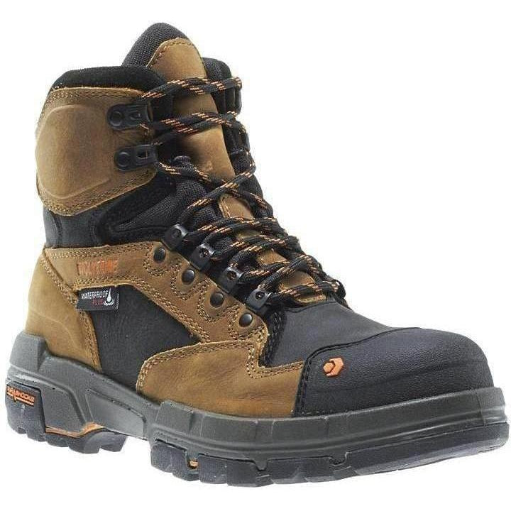 Wolverine Men's Legend Durashocks Safety Toe 6" Work Boot W10611 7 / Medium / Tan - Overlook Boots