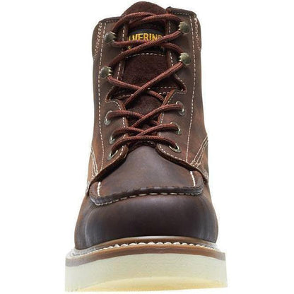Wolverine Men's Loader 6" Wedge Work Boot - Brown - W10744  - Overlook Boots