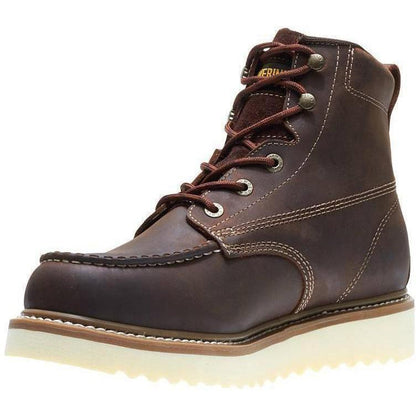 Wolverine Men's Loader 6" Wedge Work Boot - Brown - W10744  - Overlook Boots