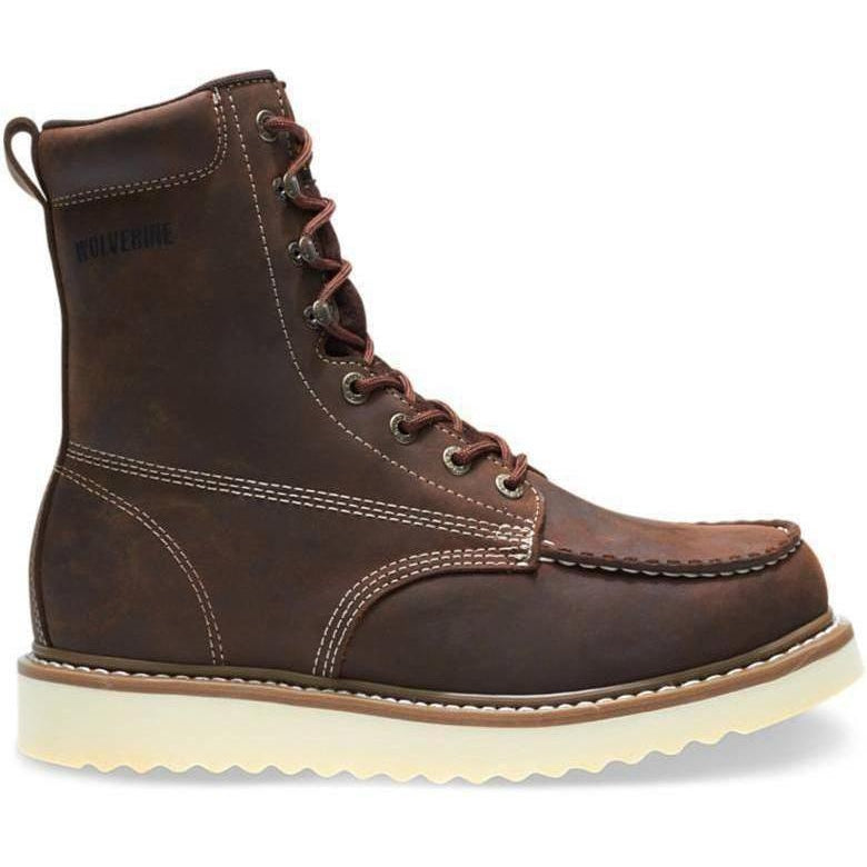 Wolverine Men's Loader 8" Wedge Work Boot - Brown - W10741  - Overlook Boots
