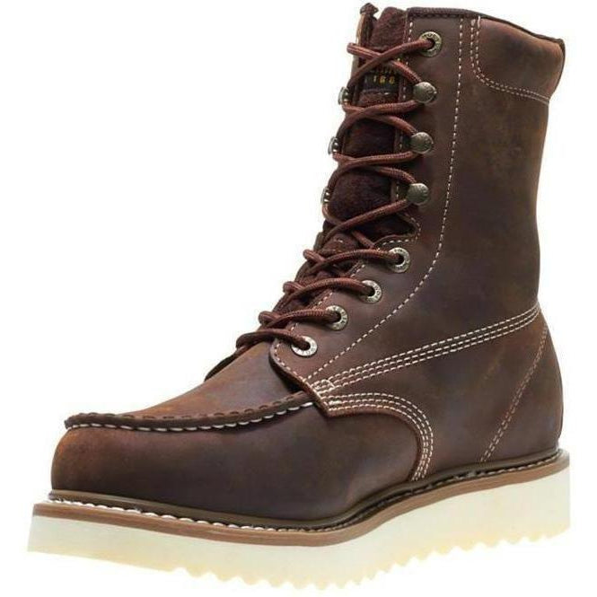 Wolverine Men's Loader 8" Wedge Work Boot - Brown - W10743  - Overlook Boots