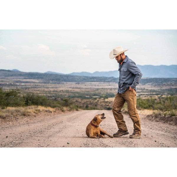 Timberland Pro Men's True Grit Pull On Composite Toe Waterproof Work Boot- Brown- TB1A24BH214 - Overlook Boots