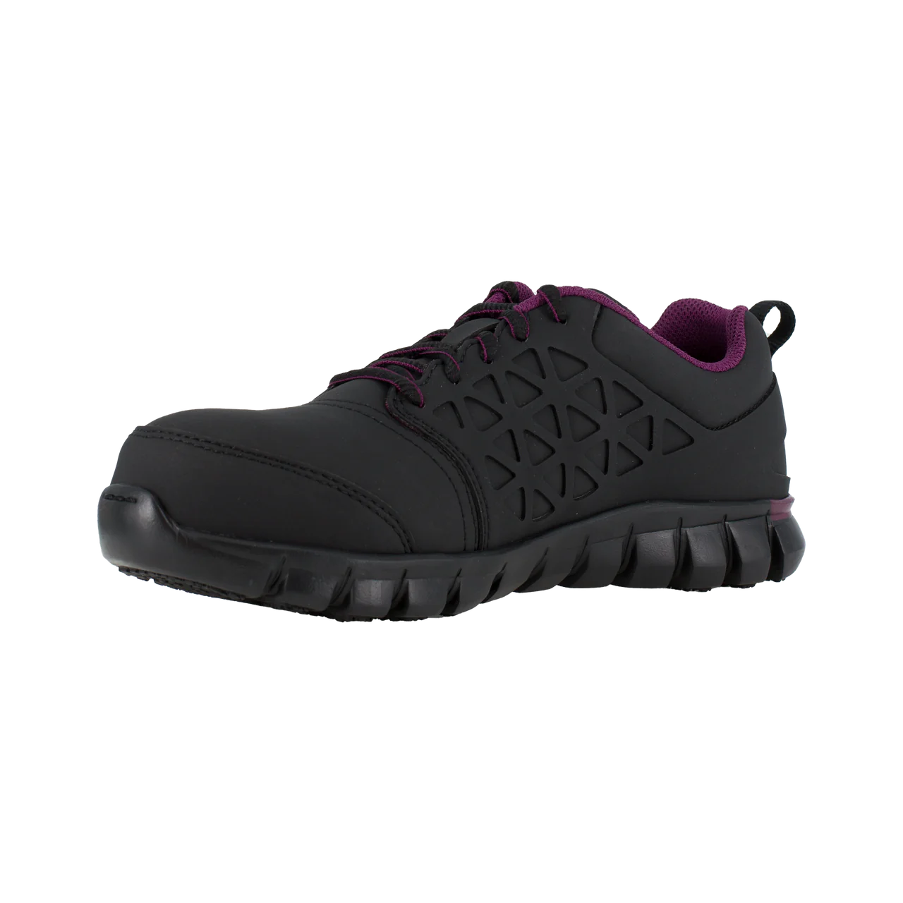 Reebok Women's Sublite Cushion Composite Toe Athletic Work Shoe - Black - RB492 - Overlook Boots