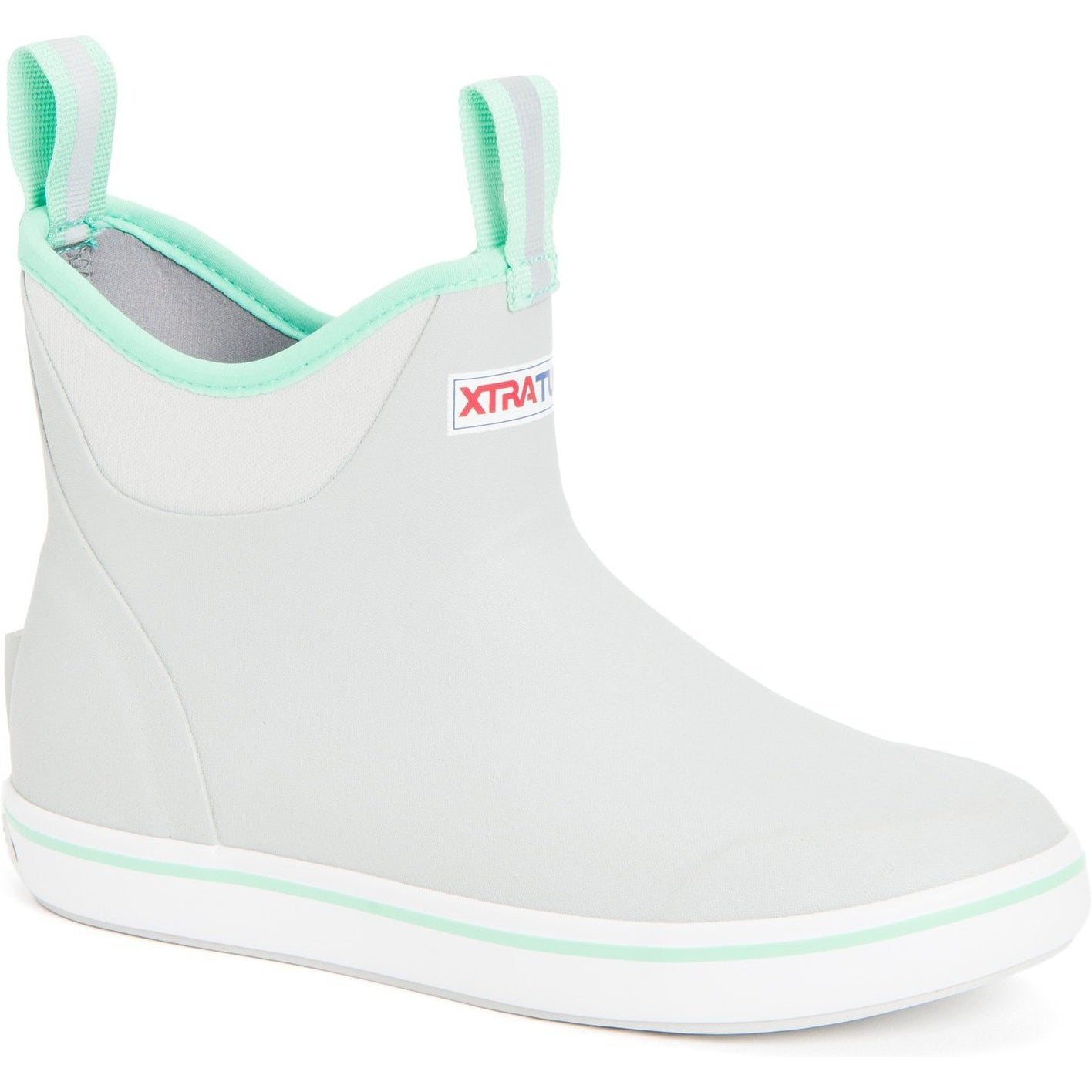 Xtratuf Women's 6" Ankle Deck Waterproof Boot - Gray - XWAB-102 5 / Gray - Overlook Boots