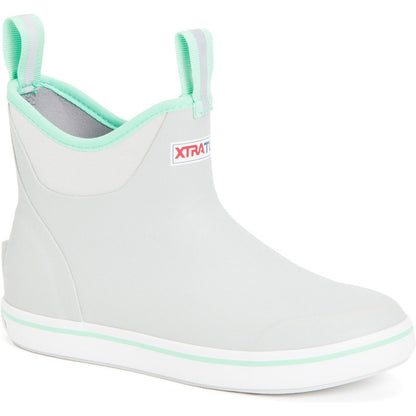 Xtratuf Women's 6" Ankle Deck Waterproof Boot - Gray - XWAB-102 5 / Gray - Overlook Boots