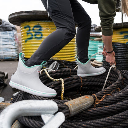 Xtratuf Women's 6" Ankle Deck Waterproof Boot - Gray - XWAB-102 - Overlook Boots